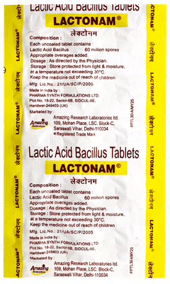 Lactonam Tablet 15 Lactonam Tablet 15