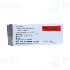 Aldacef 250 MG Tablet 10