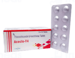 Aceclo T 4 Tablet 10 Aceclo T 4 Tablet 10