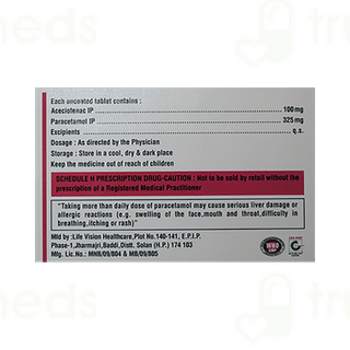 Acebust Plus 100/325 MG Tablet 10