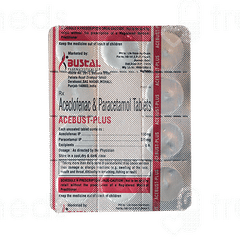 Acebust Plus 100/325 MG Tablet 10 Acebust Plus 100/325 MG Tablet 10