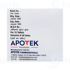 Apocef Lb 200 Mg/60 M Tablet 10