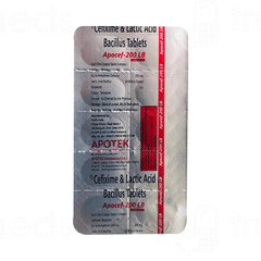 Apocef Lb 200 Mg/60 M Tablet 10