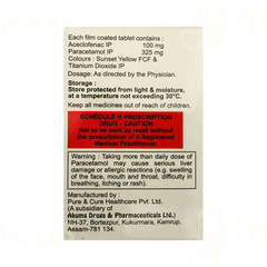 Acelyf 100/325 Mg Tablet 10 Acelyf 100/325 Mg Tablet 10