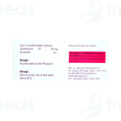 Azorem 50 MG Tablet 10 Azorem 50 MG Tablet 10
