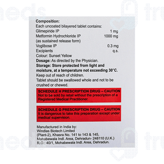 Glimzab Mv1 Tablet Sr 15
