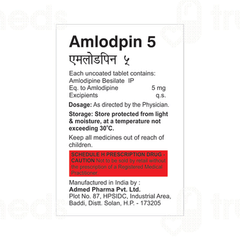 Amlodpin 5 Mg Tablet 10