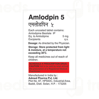 Amlodpin 5 Mg Tablet 10