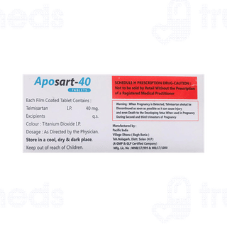 Aposart 40 MG Tablet 10