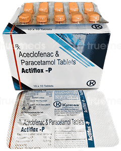 Actiflox P 100/325 Mg Tablet 10 Actiflox P 100/325 Mg Tablet 10