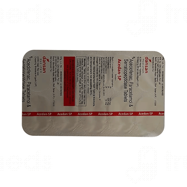 Acedan Sp 100/325/15 MG Tablet 10: Uses, Side Effects, Price & Substitutes