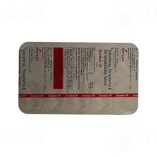 Acedan Sp 100/325/15 MG Tablet 10
