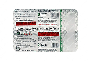 Gliclavac M 80/500 MG Tablet 10