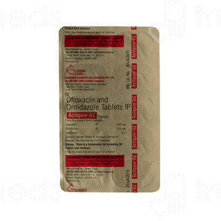 Actiquin Oz 200/500 MG Tablet 10
