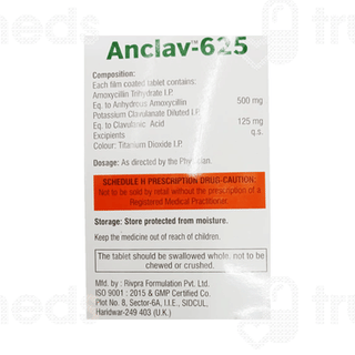 Anclav 625 Tablet 10