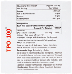 Tpo 100 Tablet 10 Tpo 100 Tablet 10