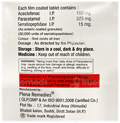 Acpain Sp 100/325/15 Mg Tablet 10
