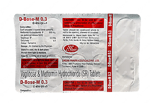 D Bose M 0.3/500 MG Tablet 10