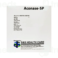 Aconase Sp 100/325/15 MG Tablet 10
