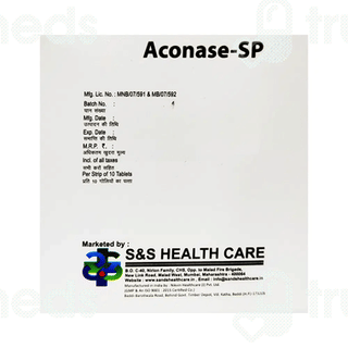 Aconase Sp 100/325/15 MG Tablet 10