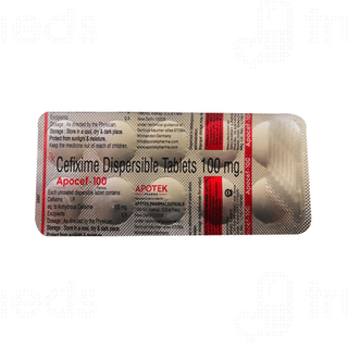 Apocef 100 MG Tablet Dt 10