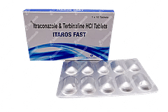 Itaros Fast 100/250 MG Tablet 10