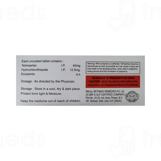 Aposart H 40/12.5 MG Tablet 10