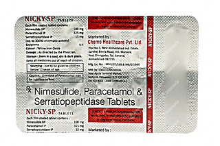 Nicky Sp 100/325/15 MG Tablet 10