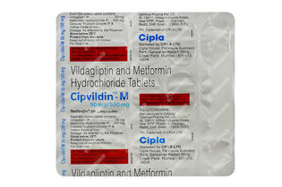 Cipvildin M 50mg/500mg Tablet 15