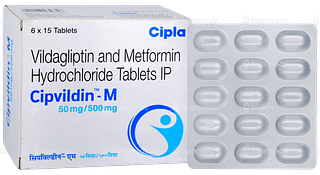 Cipvildin M 50mg/500mg Tablet 15