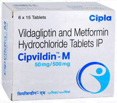 Cipvildin M 50mg/500mg Tablet 15