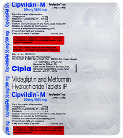 Cipvildin M 50mg/500mg Tablet 15
