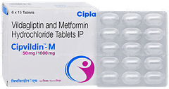 Cipvildin M 50mg/1000mg Tablet 15