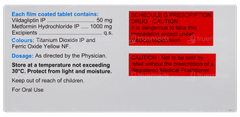 Cipvildin M 50mg/1000mg Tablet 15 Cipvildin M 50mg/1000mg Tablet 15