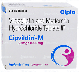 Cipvildin M 50mg/1000mg Tablet 15