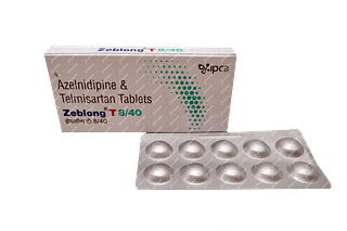 Zeblong T 40/8 MG Tablet 10