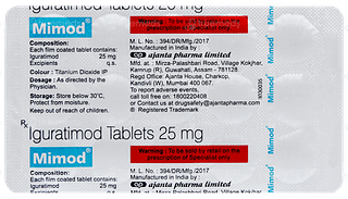 Mimod 25 Tablet 15