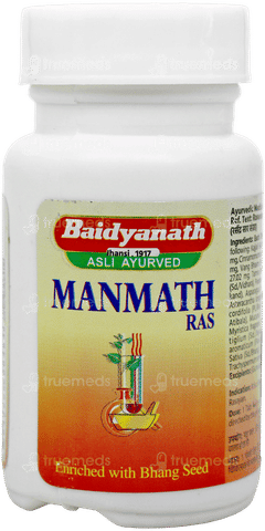 Baidyanath Manmath Ras Tablet 40 Baidyanath Manmath Ras Tablet 40