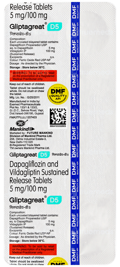 Gliptagreat D5 Tablet 10