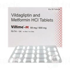 Viltime M 50mg/500mg Tablet 15