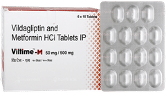 Viltime M 50Mg/500Mg Tablet 15 Viltime M 50Mg/500Mg Tablet 15
