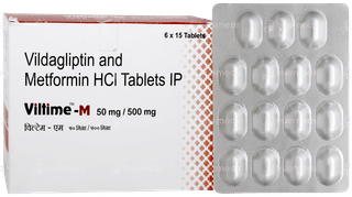 Viltime M 50Mg/500Mg Tablet 15