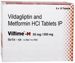Viltime M 50Mg/500Mg Tablet 15 Viltime M 50Mg/500Mg Tablet 15