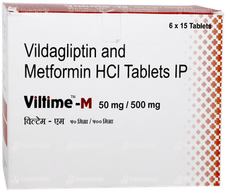 Viltime M 50Mg/500Mg Tablet 15