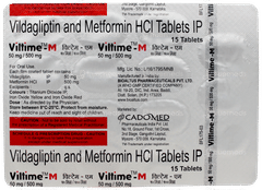 Viltime M 50Mg/500Mg Tablet 15 Viltime M 50Mg/500Mg Tablet 15