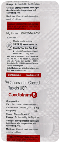 Candistrum 8 Tablet 10 Candistrum 8 Tablet 10