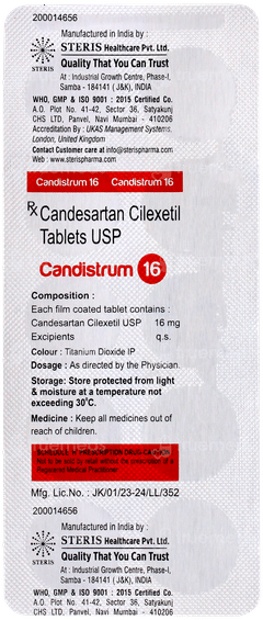 Candistrum 16 Tablet 10
