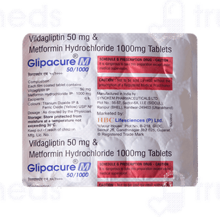 Glipacure M 50/1000 Tablet 15