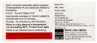 Micro D3 Chewable Tablet 8