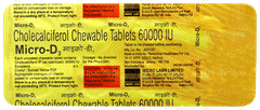 Micro D3 Chewable Tablet 8 Micro D3 Chewable Tablet 8